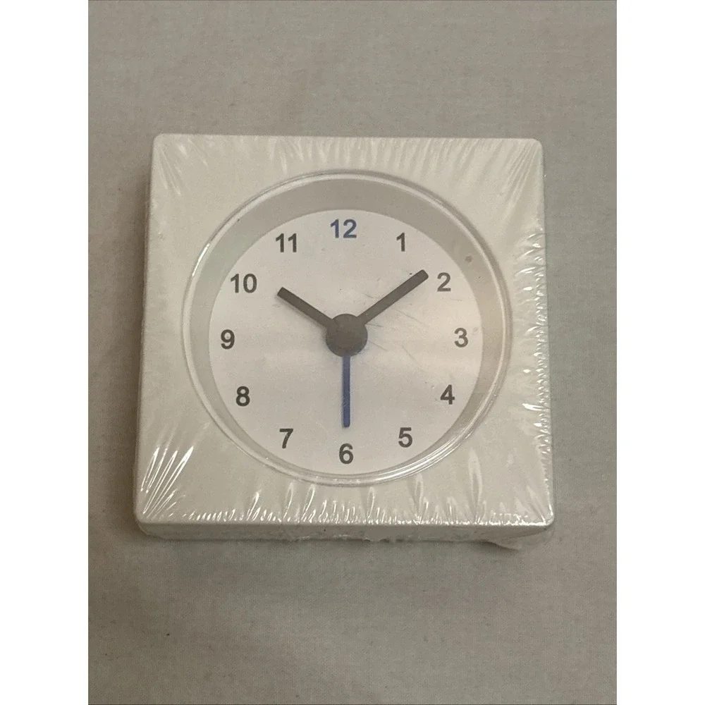 IKEA Alarm Clock White Analog Battery Powered 801.965.93 New